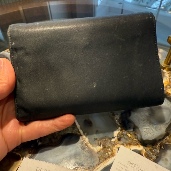 Prada Black Nylon-Leather Wallet. - Picture 7 of 9